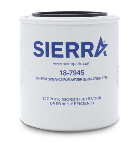 Sierra 18-7945 10 Micron Fuel Water Separator Filter, Long