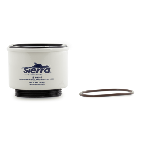 Sierra 18-99194 2 Micron Fuel Water Separator Filter, 120A-140R Series