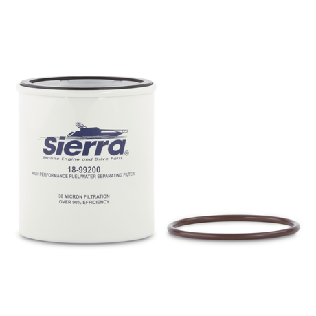 Sierra 18-99200 30 Micron Fuel Water Separator Filter, 230R Series