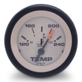 Water Temperature Gauge, Sahara 2" I/O, I/B