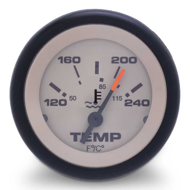 Water Temperature Gauge, Sahara 2" I/O, I/B