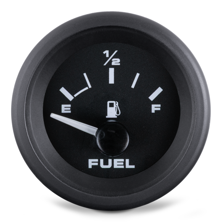 Sierra Black Premier Pro Series Fuel Gauge - 62718P