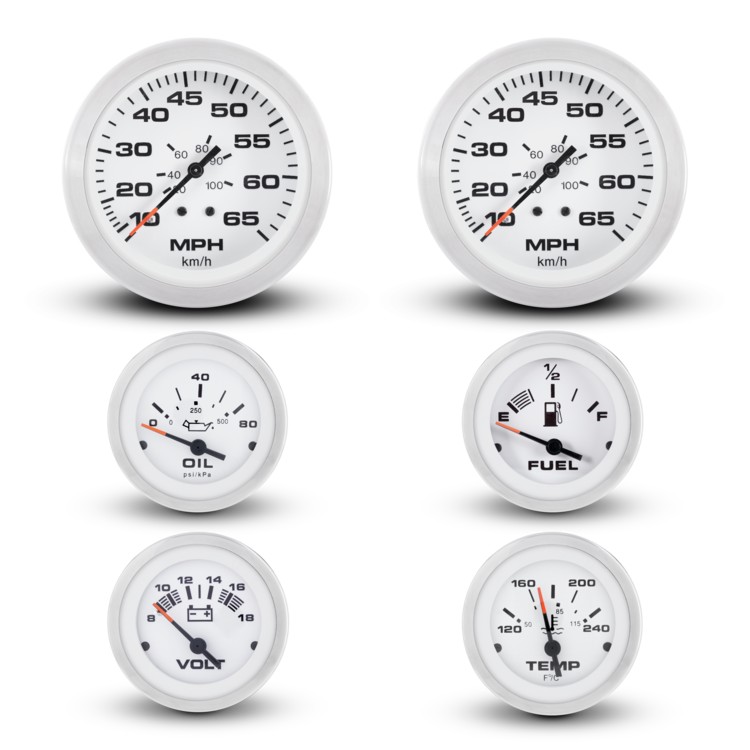 Sierra Lido Pro Series 6 Gauge Set - 67653P