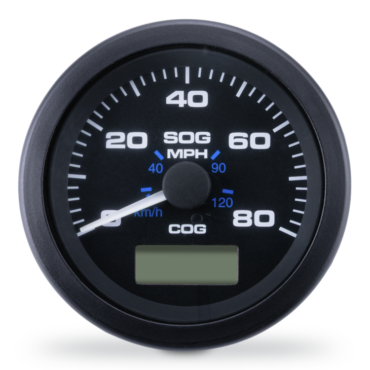Speedometer GPS, Black Premier Pro 3" 80 MPH