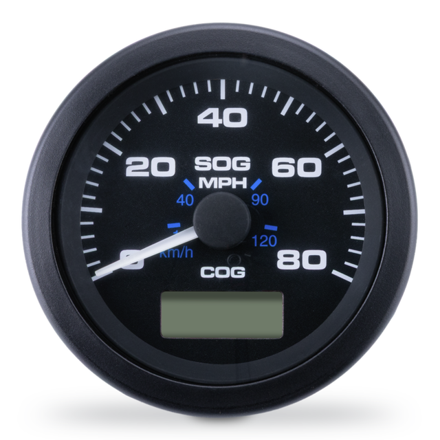 Speedometer GPS, Black Premier Pro 3" 80 MPH