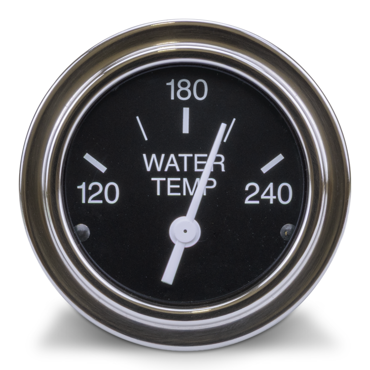 Water Temperature Gauge, Heavy Duty Nylon 2"