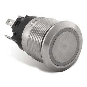 Push Button Switch, Blue Halo | AV10030B
