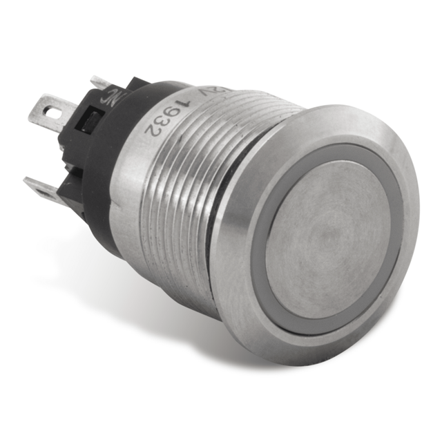 Push Button Switch, Blue Halo | AV10030B