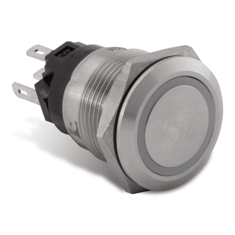 Push Button Switch, Green Halo | AV10030G