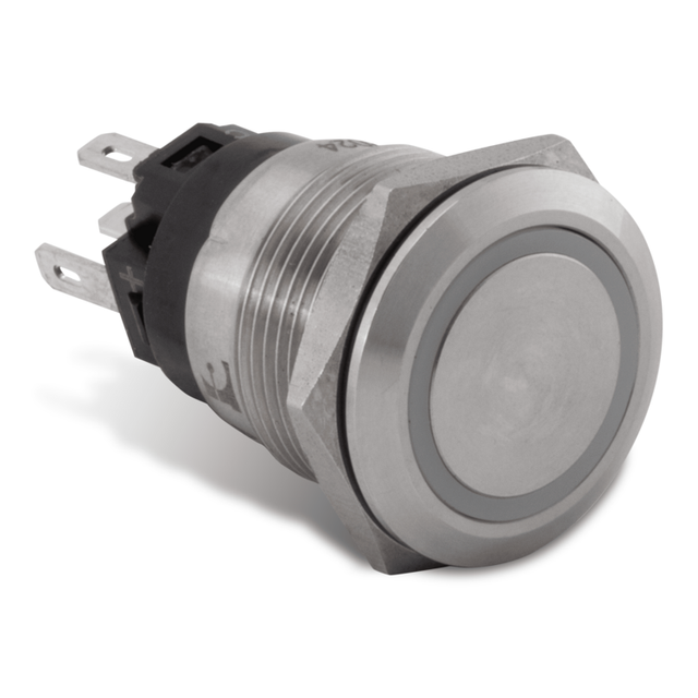 Push Button Switch, Green Halo | AV10040G