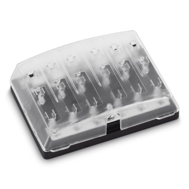 Sierra 409 Series 6-Gang AGC Fuse Block with Bus Bar & Cover - FS40900