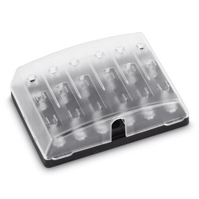 Sierra 409 Series 6-Gang AGC Independent Source Fuse Block with Cover - FS40920