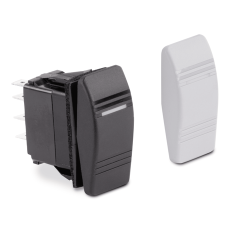 Contura III Rocker Switch, Red | RK19810TP