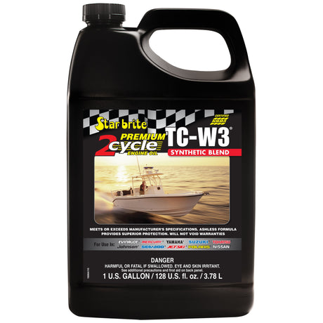 Star brite Premium TC-W3 2-Cycle Engine Oil - 1 Gallon — 