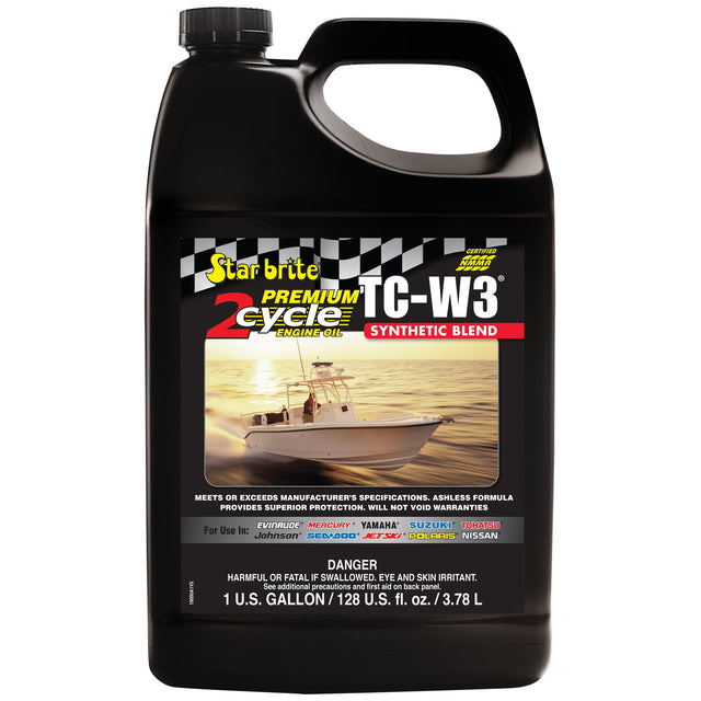Star brite Premium TC-W3 2-Cycle Engine Oil - 1 Gallon — 