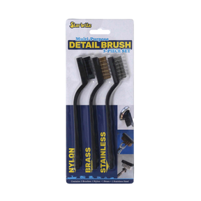 Star brite Multipurpose Detail Brush Set — 40073 — 3-piece set — manufacturer original