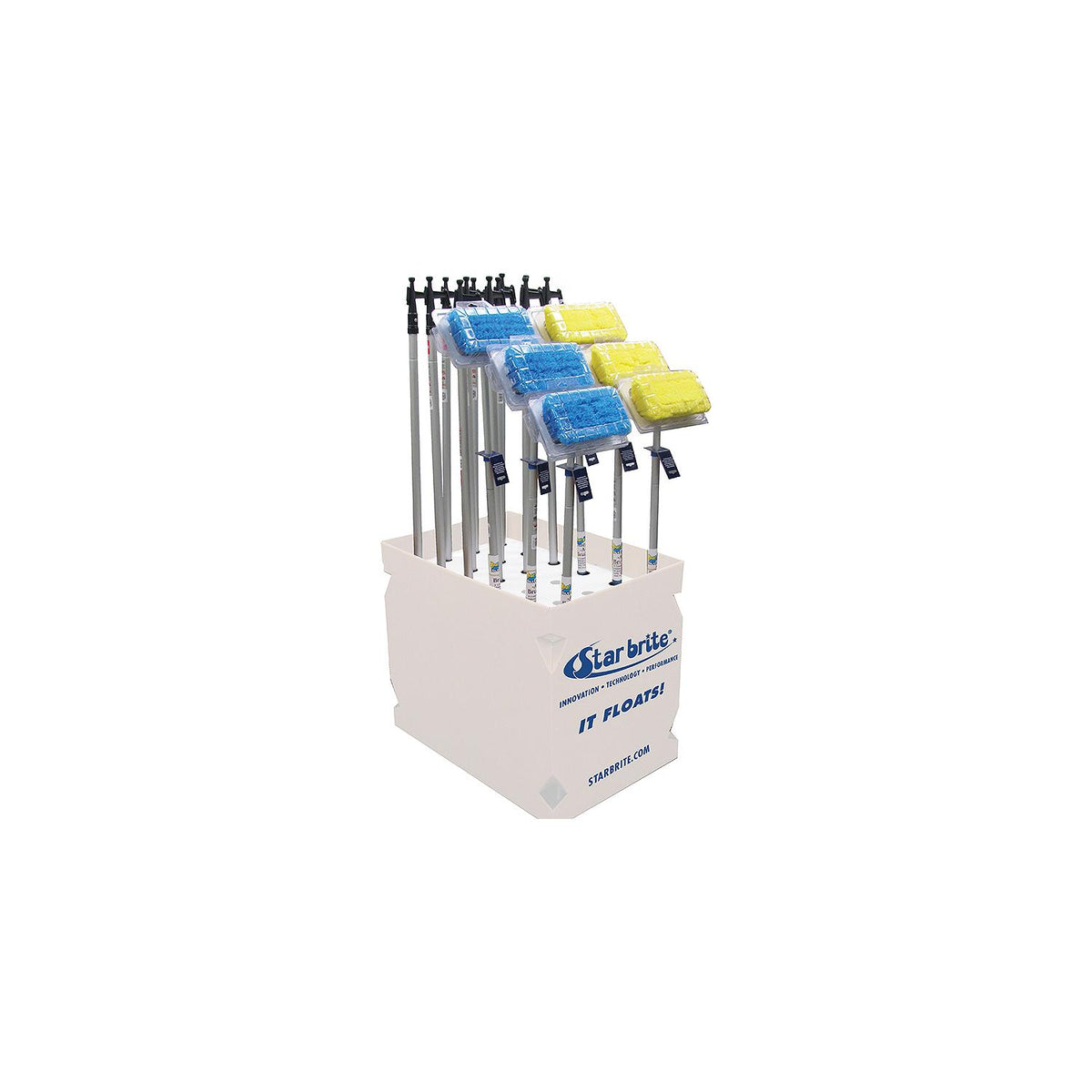Star brite Boat Hook & Deluxe Brush Display - 18 Pieces — 