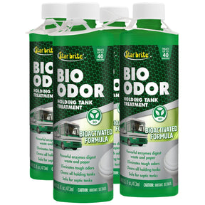 Star brite Bio Odor Enzyme Holding Tank Treatment - Four 8 fl oz Bottles — 