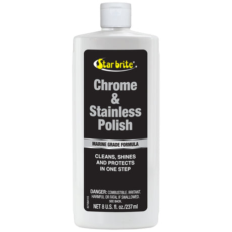 Star brite Chrome & Stainless Polish — 8 oz — manufacturer original