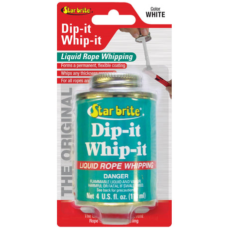 Star brite Dip-It Whip-It Liquid Rope Whipping - 4 fl oz — White