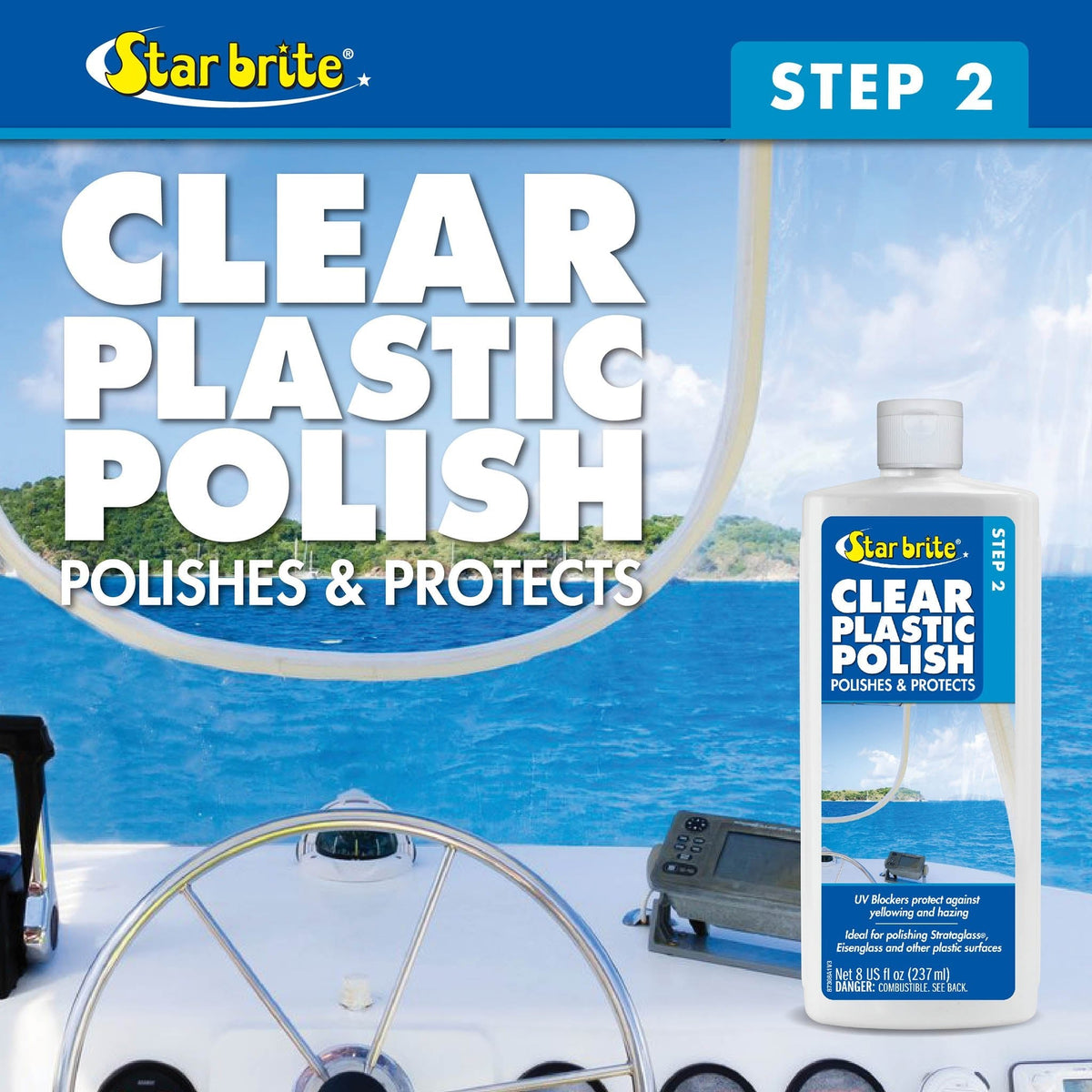 Original manufacturer product detail — star-brite-clear-plastic-polish-step-2