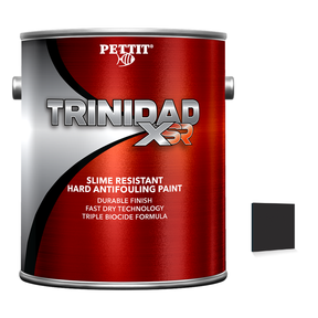 Pettit Trinidad XSR packaging with official Black color swatch