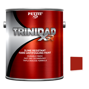 Pettit Trinidad XSR packaging with official Red color swatch