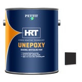 Pettit Unepoxy HRT packaging with official Black color swatch
