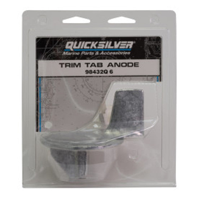 OEM Mercury / Quicksilver Trim Tab Zinc Anode Plate 98432Q6