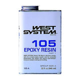 WEST SYSTEM 105-A epoxy resin, 1-quart container