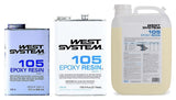 WEST SYSTEM 105 Epoxy Resin — A, B and C size options, sold separately