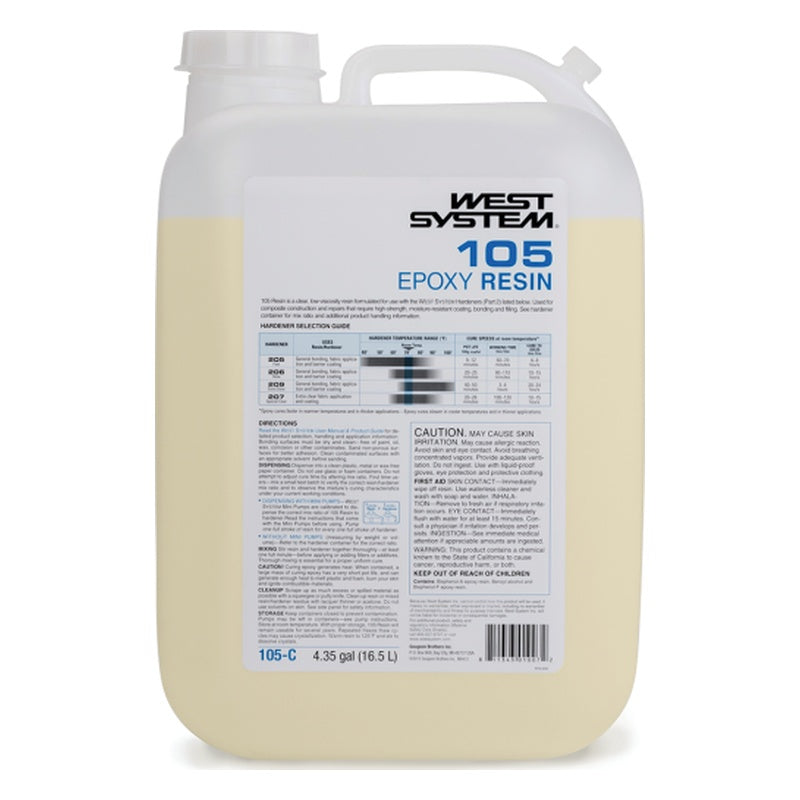 WEST SYSTEM 105 Epoxy Resin — 4.35 Gallon (105-C)