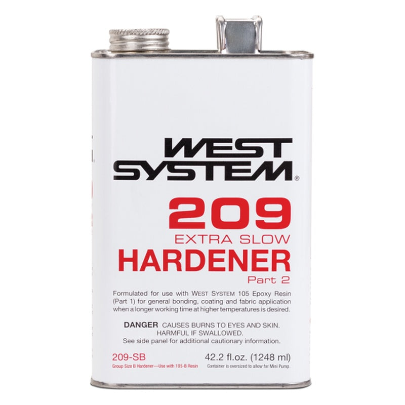 WEST SYSTEM 209 Extra Slow Hardener — 0.33 Gallon (209-SB)