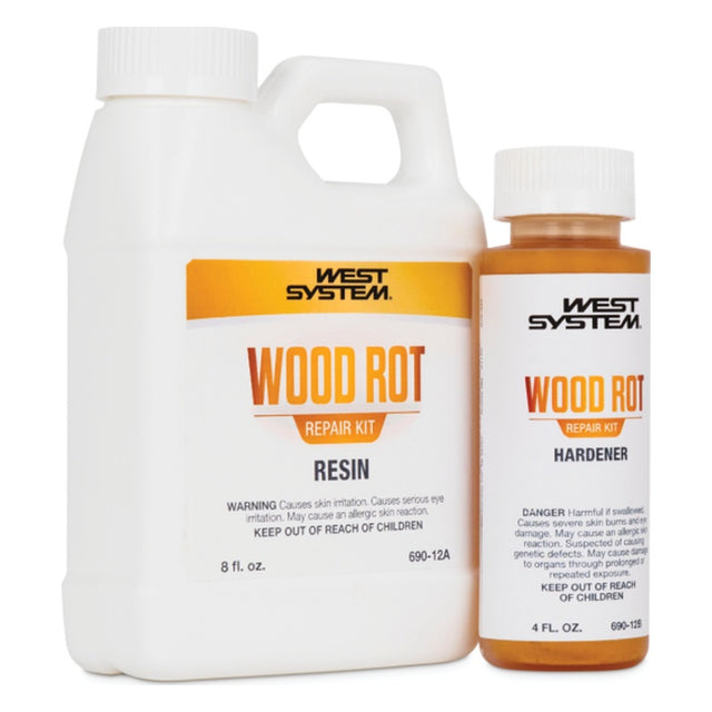 WEST SYSTEM 690 Wood Rot Repair Epoxy — 12 oz Kit (690-12)