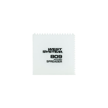 WEST SYSTEM 809 Notched Plastic Spreader - 1 count