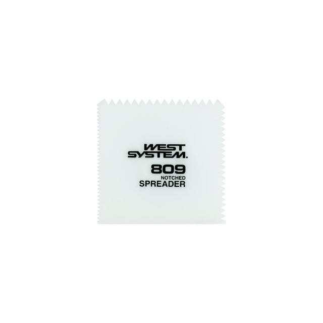 WEST SYSTEM 809 Notched Plastic Spreader - 1 count