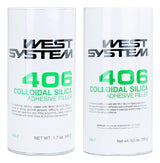 WEST SYSTEM 406 Colloidal Silica Filler — available size options shown separately; select one option