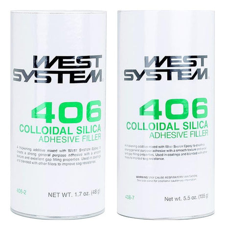 WEST SYSTEM 406 Colloidal Silica Filler — available size options shown separately; select one option