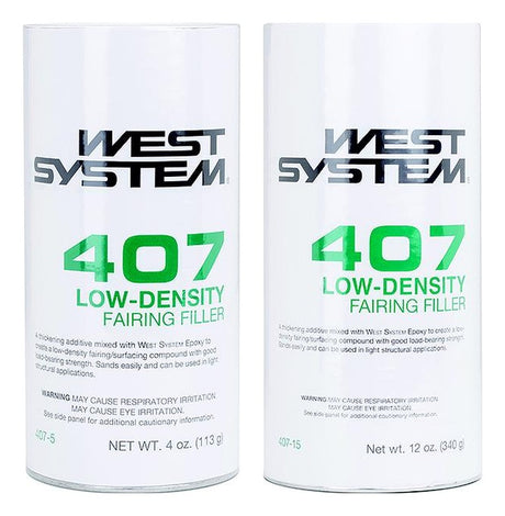 WEST SYSTEM 407 Low-Density Fairing Filler — available size options shown separately; select one option