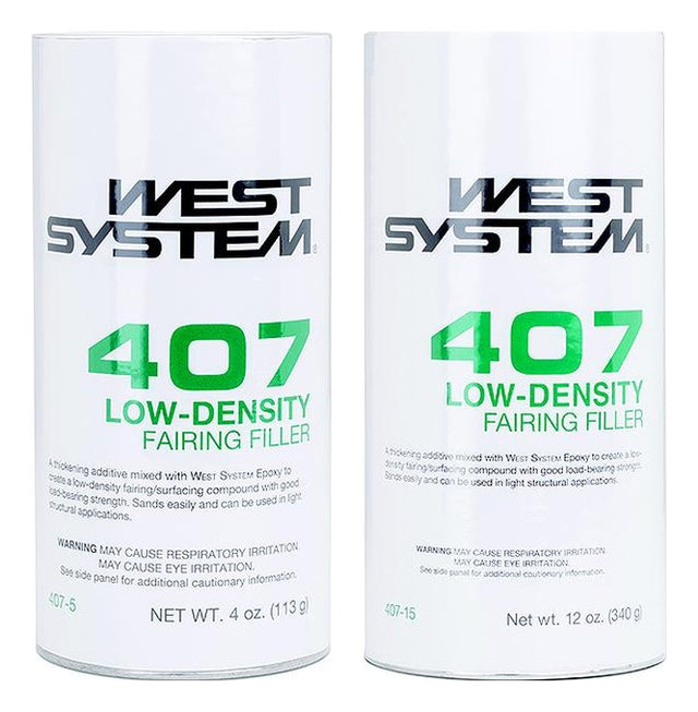 WEST SYSTEM 407 Low-Density Fairing Filler — available size options shown separately; select one option