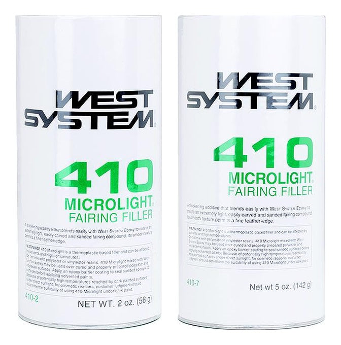 WEST SYSTEM 410 Microlight Fairing Filler — available size options shown separately; select one option