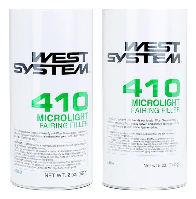 WEST SYSTEM 410 Microlight Fairing Filler — available size options shown separately; select one option