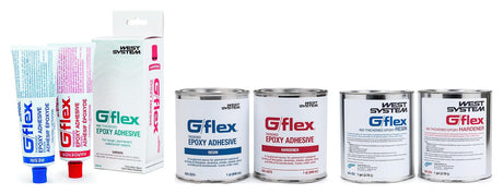 WEST SYSTEM G/flex 655 Thickened Epoxy Adhesive — available size options shown separately; select one option