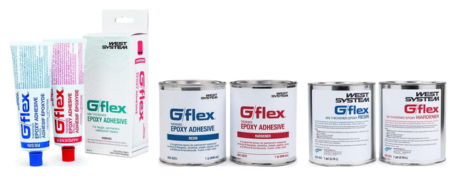WEST SYSTEM G/flex 655 Thickened Epoxy Adhesive — available size options shown separately; select one option